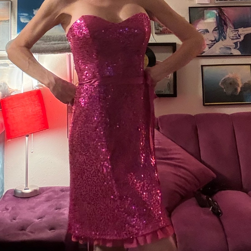 CLOSING MY CLOSET SALE!! Classic Betsey Johnson Black Label Pink Sequin